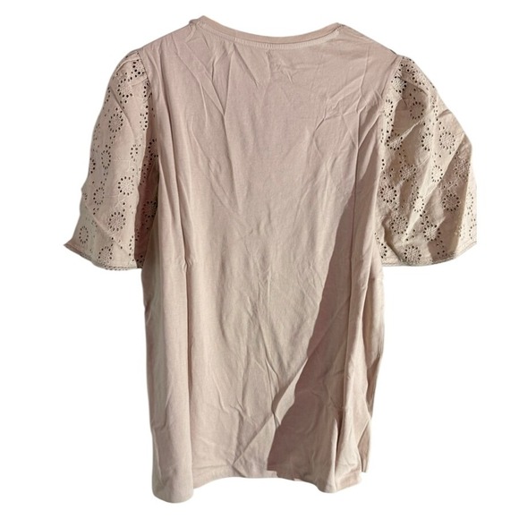 Good Heart Matilda Jane Eyelet Sleeve V Neck T Shirt Women's - Picture 5 of 5